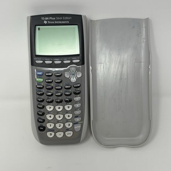 Texas Instruments TI-84 Plus Graphing Calculator Silver Edition Nerdcore College - Picture 1 of 9